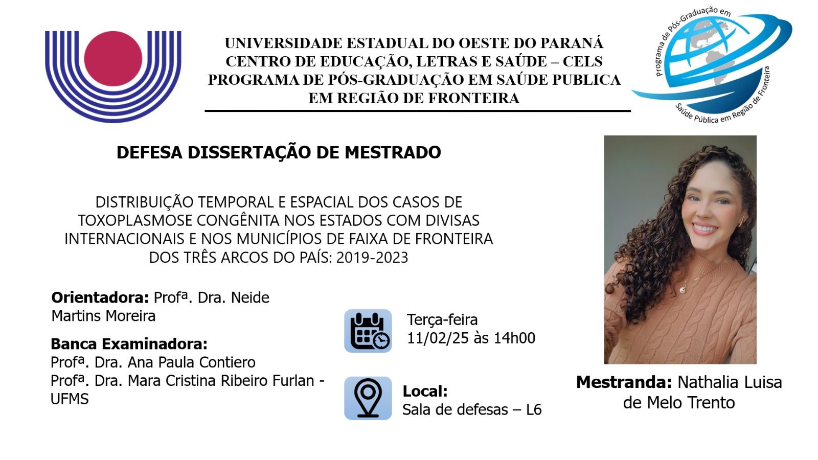 Convite Defesa de Dissertação